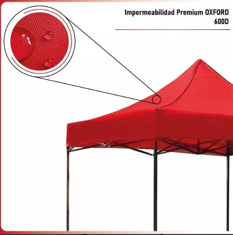 Carpa toldo plegable 3x3 reforzado