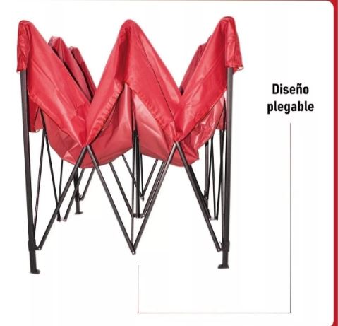 Carpa toldo plegable 3x3 reforzado