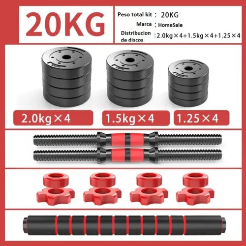 Kit de mancuernas de 20 Kg partner